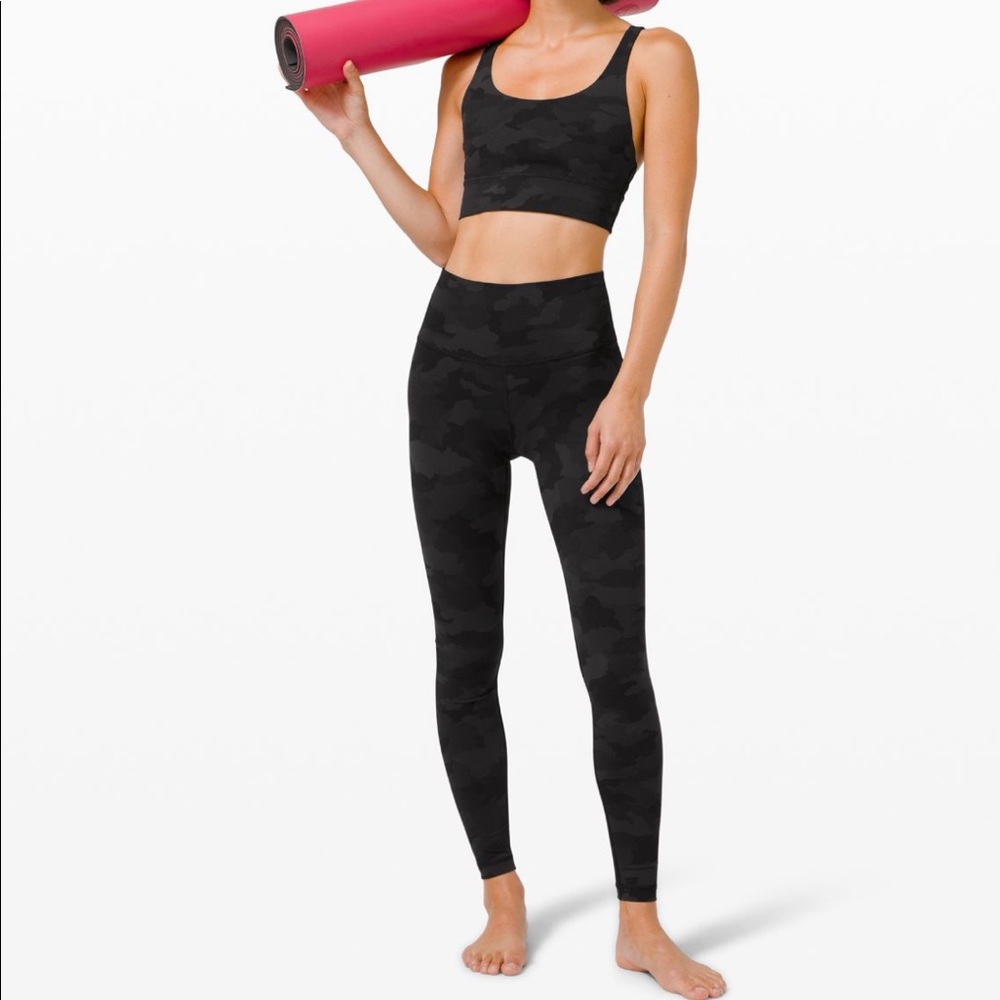 Lululemon wonder under black camo leggings